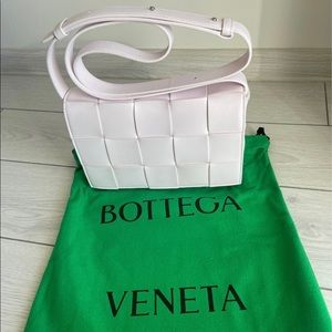 Bottega Veneta Cassette Leather Crossbody Bag